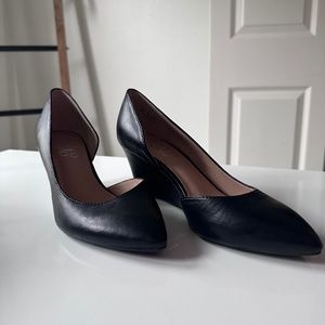 Franco Sarto Black Wedges